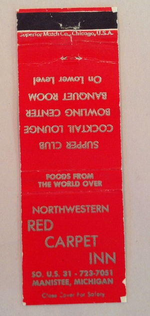 Striketown (Red Carpet Inn) - Matchbook (newer photo)